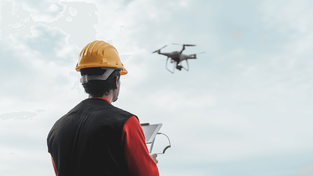 Equipo de Aereovista trabajando en un sitio de construcción